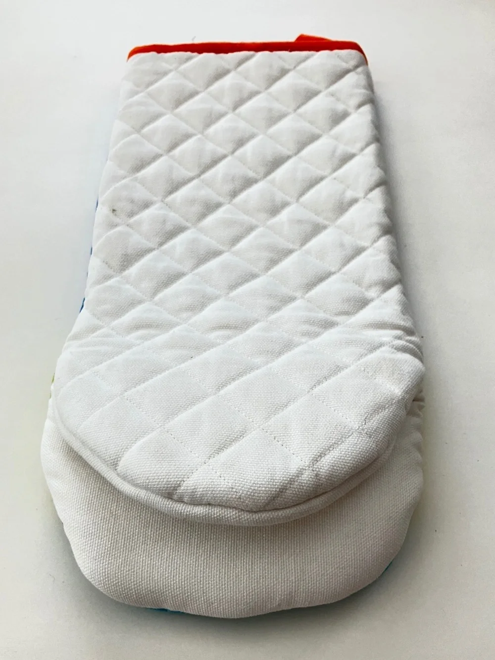 The Company Store Blue DOG Cotton Quilted Oven MITT New